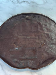 Load image into Gallery viewer, Vintage Lugene's Inc Iowa Souvenir Faux Wood Resin Bowl Wall Plaque 11.5"