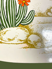 Load image into Gallery viewer, Vintage Desert Cactus Placemats Set of 2 – Southwestern Floral Vinyl Mats - Lisa Lassi