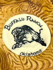 Load image into Gallery viewer, Vintage Buffalo Ranch Oklahoma Ceramic Ashtray