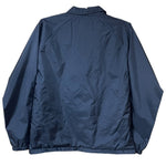 Load image into Gallery viewer, Vans Coaches Jacket Youth Large Black Snap Front Windbreaker Streetwear
