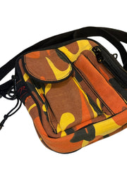 Load image into Gallery viewer, Vintage Rothco Savage Orange Camo Excursion Organizer Crossbody Belt Bag Y2K