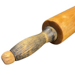 Load image into Gallery viewer, Vintage Solid Wood Rolling Pin Distressed Handles Primitive Farmhouse 18.5"
