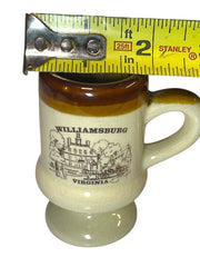 Load image into Gallery viewer, Vintage Williamsburg Virginia Governor’s Palace Mini Mug Toothpick Holder
