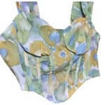 Load image into Gallery viewer, Cider Floral Corset Crop Top – XS - Lisa Lassi
