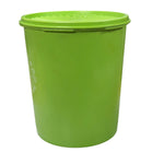 Load image into Gallery viewer, Vintage Tupperware Servalier Maxi Canister #809-13 Green w/ Sunburst Lid
