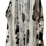 Load image into Gallery viewer, Cow Print Fringe Bodysuit (S)
