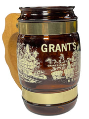 Load image into Gallery viewer, Vintage Grant’s Farm Amber Glass Mug | St. Louis Missouri Souvenir Stein