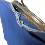 Load image into Gallery viewer, 🐂 Roper Western Cattle Print Pearl Snap Shirt – Blue – Size L
