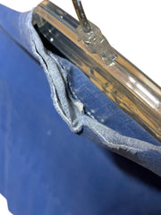 Load image into Gallery viewer, 🐂 Roper Western Cattle Print Pearl Snap Shirt – Blue – Size L