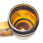 Load image into Gallery viewer, Vintage Grant’s Farm Amber Glass Mug | St. Louis Missouri Souvenir Stein
