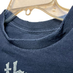 Load image into Gallery viewer, Hand-Cropped Distressed Meili Spirits Tee – Crackle Ink, Size S
