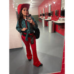 Load image into Gallery viewer, 💚 Drysdales Teal Stripe Pearl Snap Western Shirt – Size L
