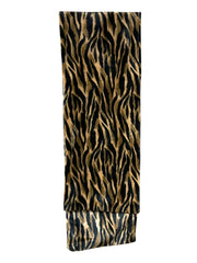 Load image into Gallery viewer, Tiger Print Scarf | Faux Fur Feel | Brown &amp; Black Animal Print | 54” x 9.25”