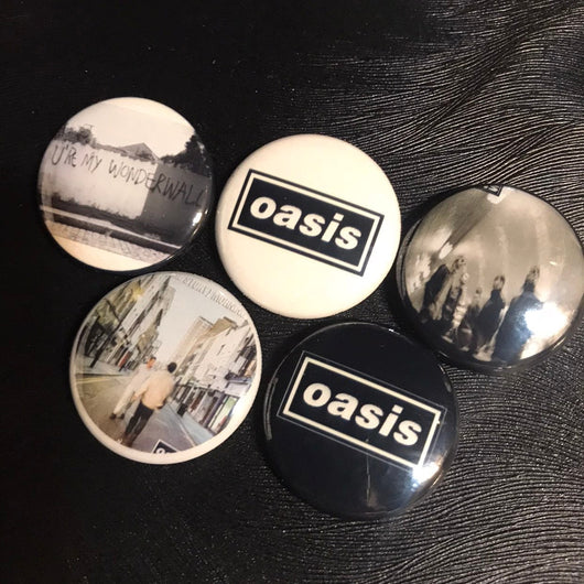 5 Pack Oasis Badge Button Set
