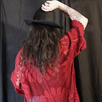 Load image into Gallery viewer, Lace Embroidered Kimono - Lisa Lassi
