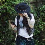 Load image into Gallery viewer, Black Western Hat
