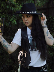 Load image into Gallery viewer, Black Western Hat
