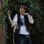 Load image into Gallery viewer, Black Western Hat
