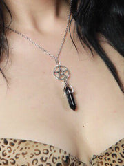 Load image into Gallery viewer, Black Crystal Necklace - Lisa Lassi
