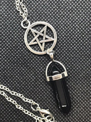 Load image into Gallery viewer, Black Crystal Necklace - Lisa Lassi
