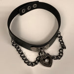 Load image into Gallery viewer, Heart Chain Choker - More Colors Available - Lisa Lassi

