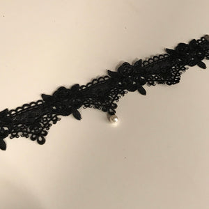 Black Lace Choker - Lisa Lassi