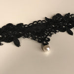 Load image into Gallery viewer, Black Lace Choker - Lisa Lassi

