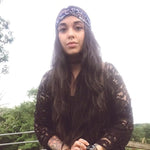 Load image into Gallery viewer, Blue Retro Twist Headband
