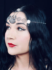 Load image into Gallery viewer, Bohemian Silver Headpiece - Lisa Lassi

