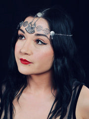 Load image into Gallery viewer, Bohemian Silver Headpiece - Lisa Lassi
