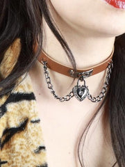 Load image into Gallery viewer, Heart Chain Choker - More Colors Available - Lisa Lassi
