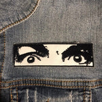 Load image into Gallery viewer, Charles Manson Eyes Embroidered Patch
