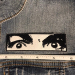 Load image into Gallery viewer, Charles Manson Eyes Embroidered Patch
