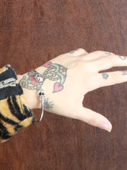 Load image into Gallery viewer, Chrome Skull Bracelet - Lisa Lassi
