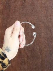 Load image into Gallery viewer, Chrome Skull Bracelet - Lisa Lassi
