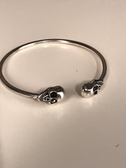 Load image into Gallery viewer, Chrome Skull Bracelet - Lisa Lassi

