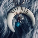 Load image into Gallery viewer, Faux Crescent Bone Earrings
