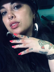 Load image into Gallery viewer, Faux Crescent Bone Earrings
