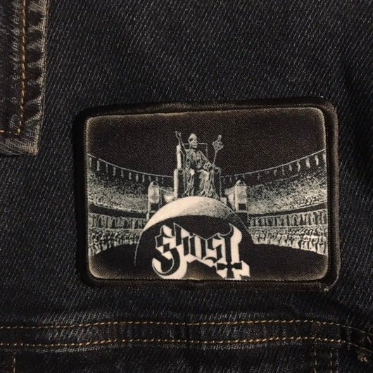 Ghost band B&W patch