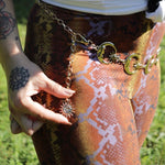 Load image into Gallery viewer, Gold Moon and Stars Link Belt
