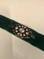 Load image into Gallery viewer, Green Velvet Choker - Lisa Lassi
