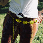 Load image into Gallery viewer, Simple Gold Concho Belt
