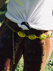 Load image into Gallery viewer, Simple Gold Concho Belt
