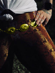 Load image into Gallery viewer, Simple Gold Concho Belt
