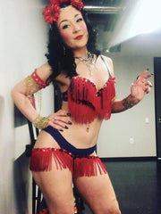 Load image into Gallery viewer, Showgirl Blyre Embroidered Iron On Patch - Lisa Lassi
