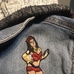 Load image into Gallery viewer, Showgirl Blyre Embroidered Iron On Patch - Lisa Lassi

