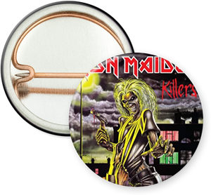 Iron Maiden Killers 1" Pin - Lisa Lassi