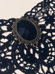 Load image into Gallery viewer, Vintage Style Black Lace Choker - Lisa Lassi

