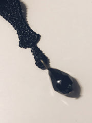 Load image into Gallery viewer, Vintage Style Black Lace Choker - Lisa Lassi
