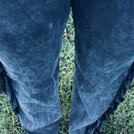 Load image into Gallery viewer, Mineral Wash Black Fringe Flares

